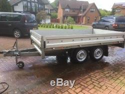 Trailer twin axle aluminium