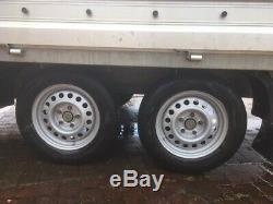 Trailer twin axle aluminium