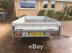 Trailer twin axle aluminium