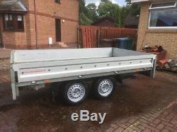 Trailer twin axle aluminium