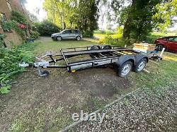 Trailers & components car transporter trailer twin axle Braked Knott-Bremsent