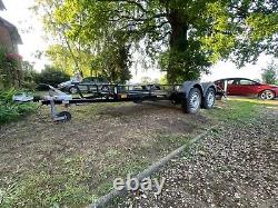 Trailers & components car transporter trailer twin axle Braked Knott-Bremsent