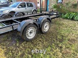 Trailers & components car transporter trailer twin axle Braked Knott-Bremsent