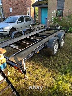 Trailers & components car transporter trailer twin axle Braked Knott-Bremsent