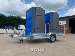 Twin 1+ Single Axle Toilet Trailer