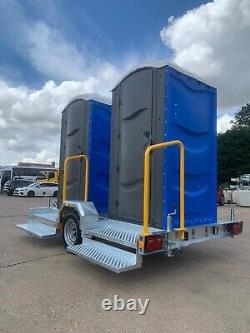 Twin 1+ Single Axle Toilet Trailer