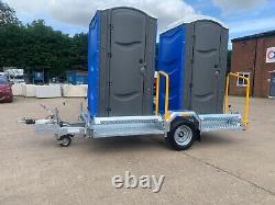 Twin 1+ Single Axle Toilet Trailer