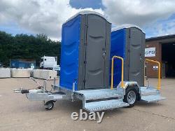 Twin 1+ Single Axle Toilet Trailer