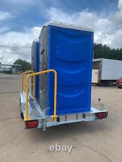 Twin 1+ Single Axle Toilet Trailer