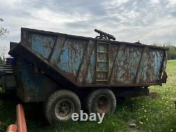 Twin Axle 14 Ton Farm Dump Tipper Trailer