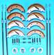 Twin Axle 200x50 Brake Shoe Cable Kit For 2,700kg Bv85g Ifor Williams Trailer
