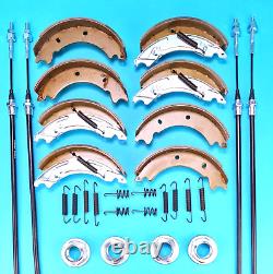 Twin Axle 200x50 Brake Shoe Cable Kit for 2,700kg BV85G IFOR WILLIAMS Trailer