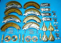 Twin Axle 200x50 KNOTT Trailer Brake Shoe & Service Kit for LM105G IFOR WILLIAMS