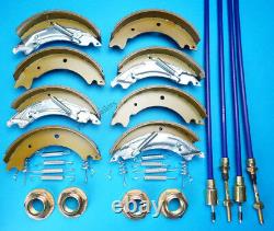 Twin Axle 200x50 KNOTT Trailer Brake Shoes & Cable Kit for TT2515 IFOR WILLIAMS