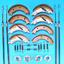 Twin Axle 200x50 KNOTT Trailer Brake Shoes & Cables Kit for LM106G IFOR WILLIAMS