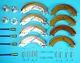Twin Axle 250x40 Brake Shoe Cable Kit For 3,500kg Ct177g Ifor Williams Trailer