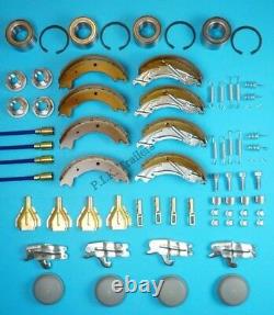Twin Axle 250x40 Trailer Brake Shoe Cable & BEARING Kit for CT177 IFOR WILLIAMS