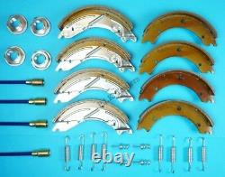 Twin Axle 250x40 Trailer Brake Shoe & Cable Kit for LM146G 3500kg IFOR WILLIAMS