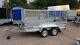 Twin Axle 8ft X 4 Ft Cage Car Trailer 750kg Unbraked With High Mesh Sieds 800mm