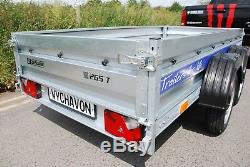 Twin Axle 8ft X 4 Ft Car Trailer 750kg Knott Suspension Two Years Warranty