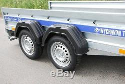 Twin Axle 8ft X 4 Ft Car Trailer 750kg Knott Suspension Two Years Warranty