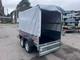 Twin Axle Box Trailer Galvanised 750kg Unbraked 7.6 X 4.1ft 231cm X 126cm