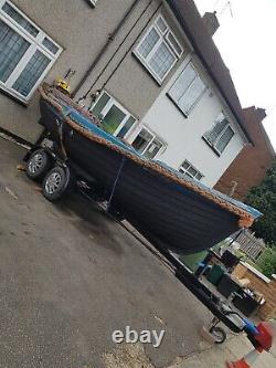Twin Axle Boat Trailer And Hull