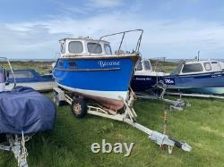 Twin Axle Boat Trailer, heavy duty, Includes Colvic Fisher 20 fishing boat