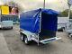 Twin Axle Box Trailer 8,7 X 4,4 Ft 263 X 133 Cm 750kg Warranty Blue Cover