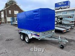 Twin Axle Box Trailer 8,7 x 4,4 FT 263 x 133 CM 750KG WARRANTY BLUE COVER