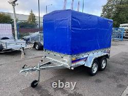 Twin Axle Box Trailer 8,7 x 4,4 FT 263 x 133 CM 750KG WARRANTY BLUE COVER