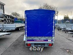 Twin Axle Box Trailer 8,7 x 4,4 FT 263 x 133 CM 750KG WARRANTY BLUE COVER