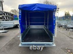 Twin Axle Box Trailer 8,7 x 4,4 FT 263 x 133 CM 750KG WARRANTY BLUE COVER