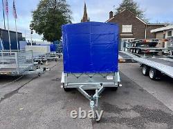 Twin Axle Box Trailer 8,7 x 4,4 FT 263 x 133 CM 750KG WARRANTY BLUE COVER