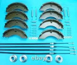 Twin Axle Brake Shoe & Long Life Cable Kit for Brian James Connect Trailers