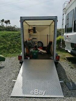 Twin Axle Braked Box Trailer Ramp Door Made By Blue Line Trailers Mgw 1700kgs