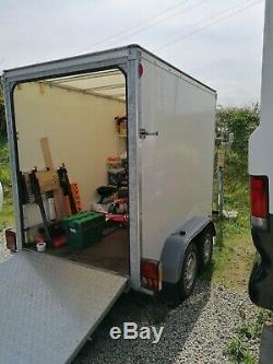 Twin Axle Braked Box Trailer Ramp Door Made By Blue Line Trailers Mgw 1700kgs