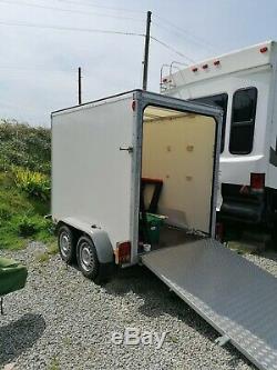 Twin Axle Braked Box Trailer Ramp Door Made By Blue Line Trailers Mgw 1700kgs