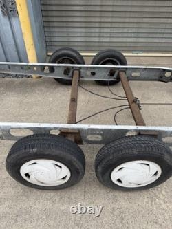 Twin Axle Braked Trailer Chassis Tiny Home, Glamping Shepards Hut Project