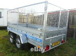 Twin Axle Cage Trailer 10 X 5 Ft With Whinch