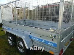 Twin Axle Cage Trailer 10 X 5 Ft With Whinch