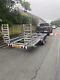 Twin Axle Car Trailer Recovery Transporter, Good Condition, Adjustable Ramps