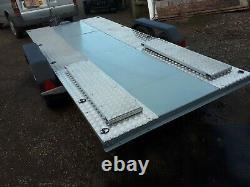 Twin Axle Car Trailer Tilting Bed