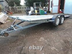 Twin Axle Car Trailer Tilting Bed