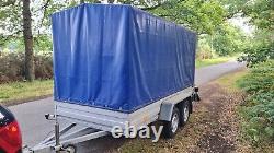Twin Axle Car Trailer With Canopy 750kg
