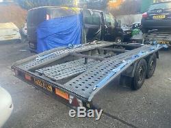 Twin Axle Car Transport Recovery Trailer Alko Boro 2700kg 550kg Unladen