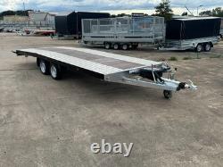Twin Axle Car Transporter Trailer 3500kg 5,5m long Beavartail Trailer 18ft x 7ft
