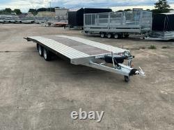 Twin Axle Car Transporter Trailer 3500kg 5,5m long Beavartail Trailer 18ft x 7ft