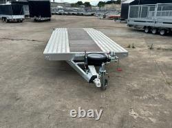 Twin Axle Car Transporter Trailer 3500kg 5,5m long Beavartail Trailer 18ft x 7ft