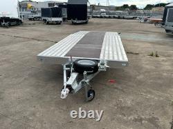 Twin Axle Car Transporter Trailer 3500kg 5,5m long Beavartail Trailer 18ft x 7ft